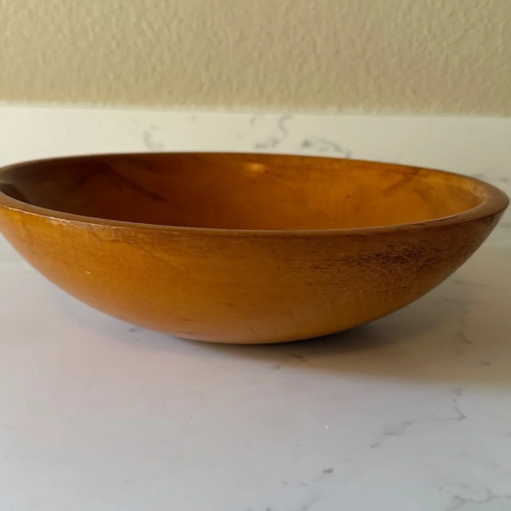 Vintage Wooden Bowl